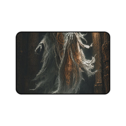 Wraith Floating Through Dungeon - Dark Fantasy Gaming Desk Mat - Moikas