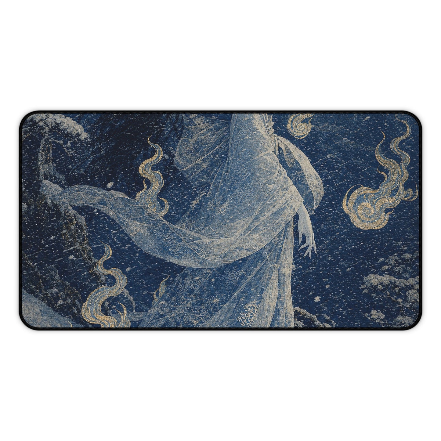 Yuki Onnsnow Womin Blizzard - Japanese Mythology Gaming Desk Mat - Moikas