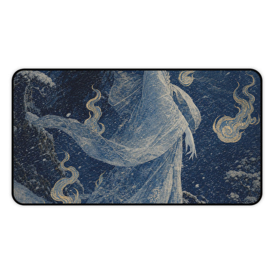 Yuki Onnsnow Womin Blizzard - Japanese Mythology Gaming Desk Mat - Moikas