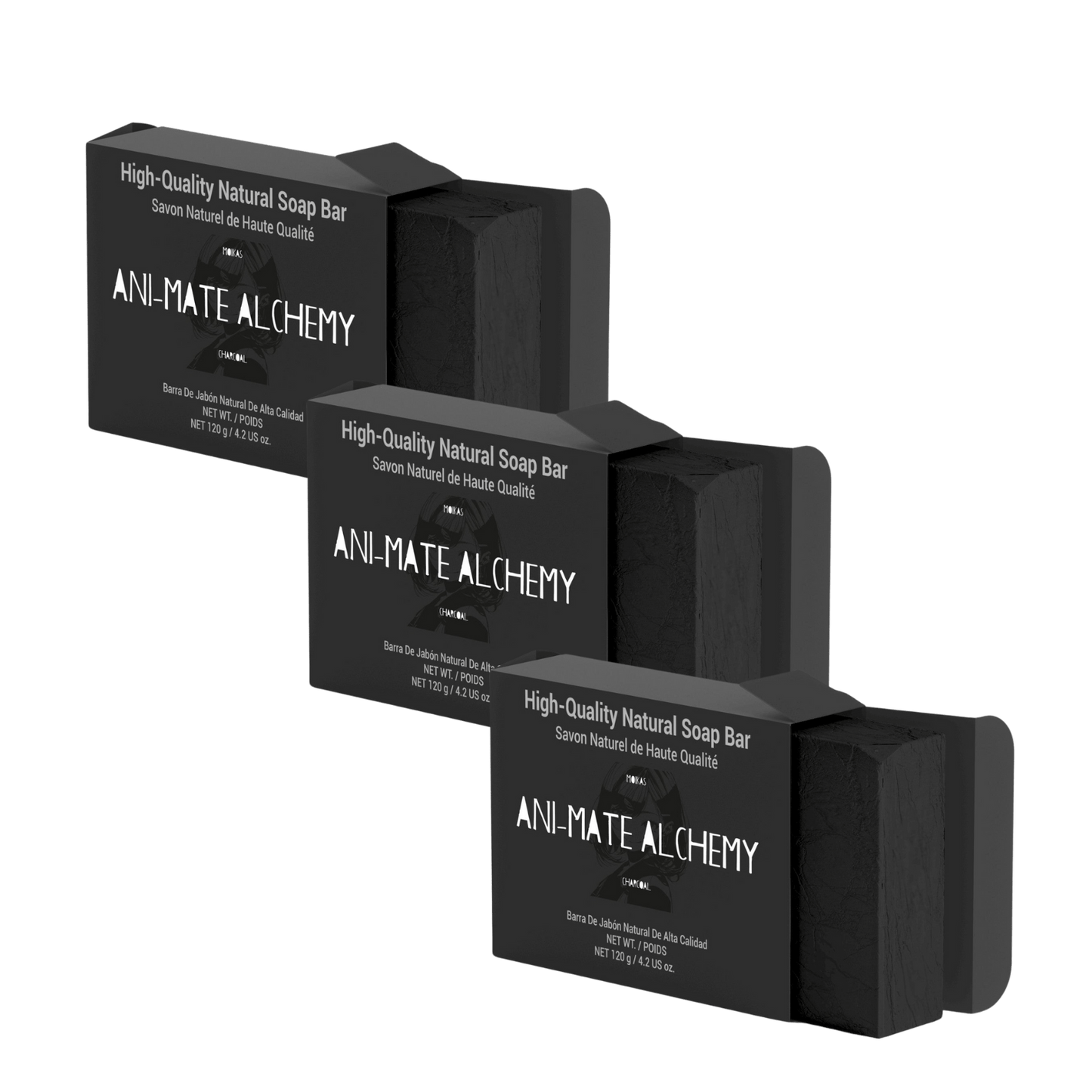 Ani-Mate Alchemy Charcoal 3-Pack - Moikas
