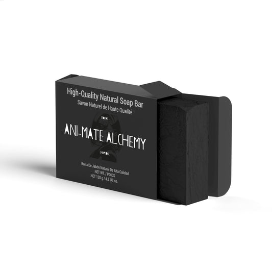Ani-Mate Alchemy Charcoal Soap Bar - Moikas