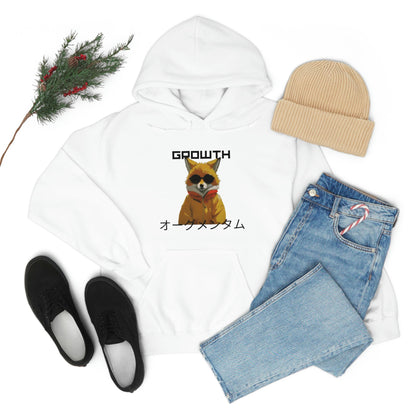 Hoodie | Growth Mindset Hoodie, Fox Hoodie, Anime Hoodie, Unisex Heavy Blend™ Hooded Sweatshirt | Moika's Lookout - Moikas