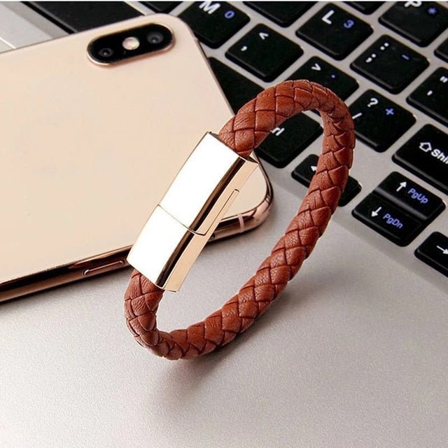 Leather Charging Bracelet | Moikas - Moikas