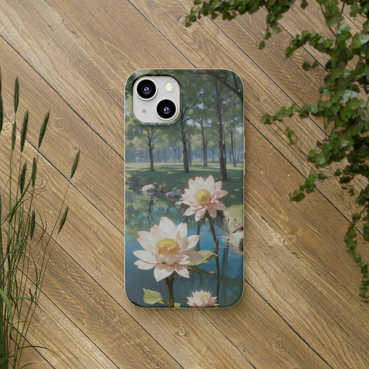 Phone Case | Lotus Phone Cases Eco Friendly | Moikas Samsung & iPhone Phone Case Biodegradable Anime - Moikas