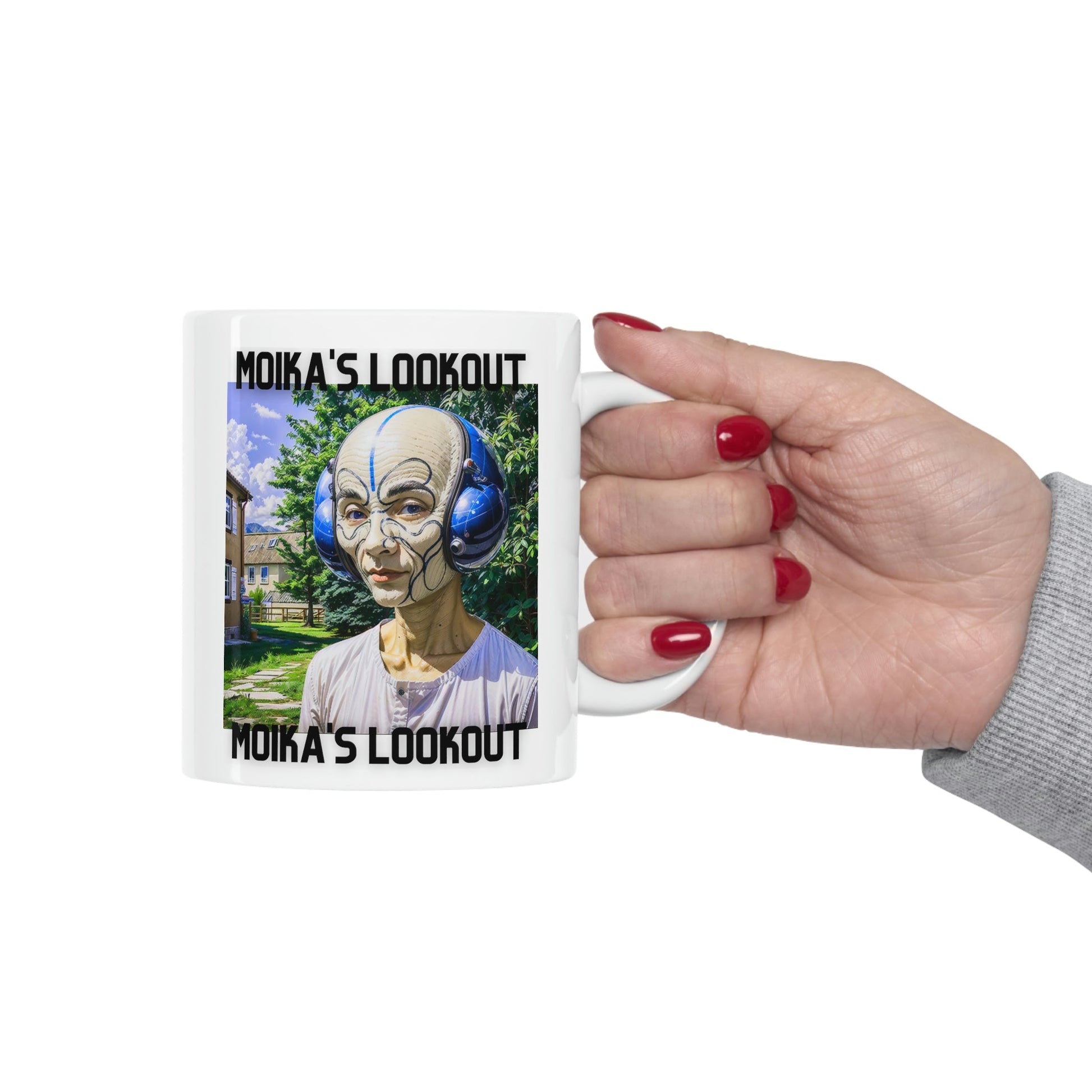 Mug | Moika's Lookout Alien Ceramic Mug - Moikas