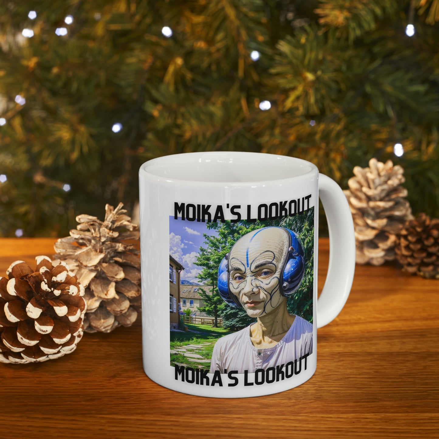 Mug | Moika's Lookout Alien Ceramic Mug - Moikas