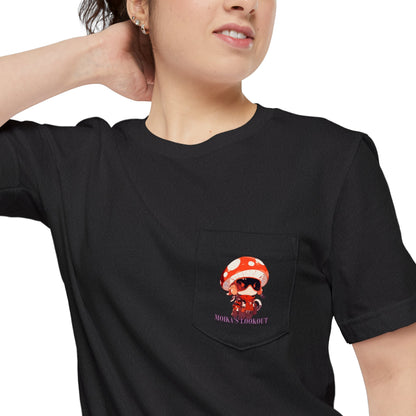 T-Shirt | Mushroom Man Agent Red | Anime Shirt | Unisex Pocket Tee - Moikas