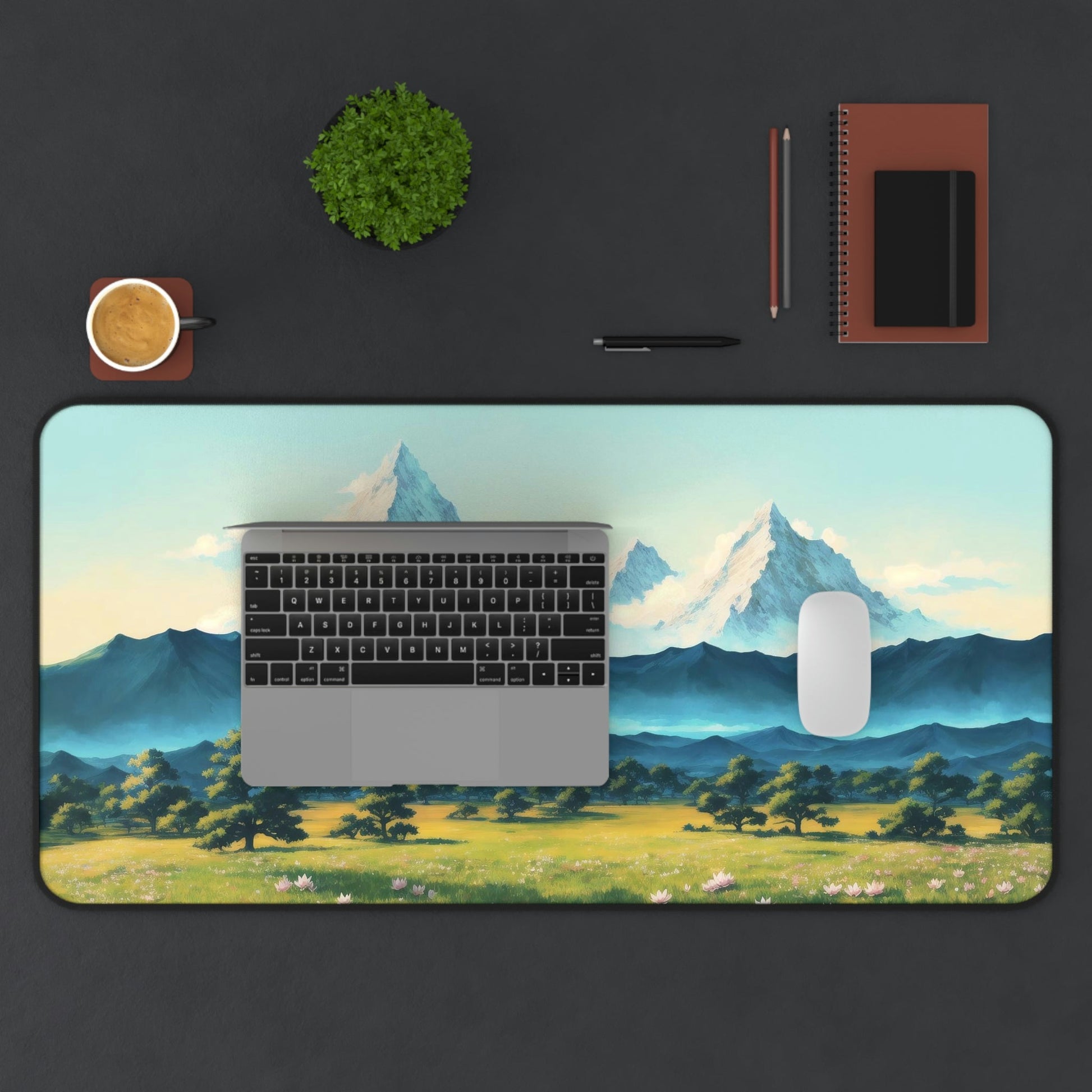 Mousepad | Nature Bonsai Tree Mountain Gaming Desk Mat - Moikas