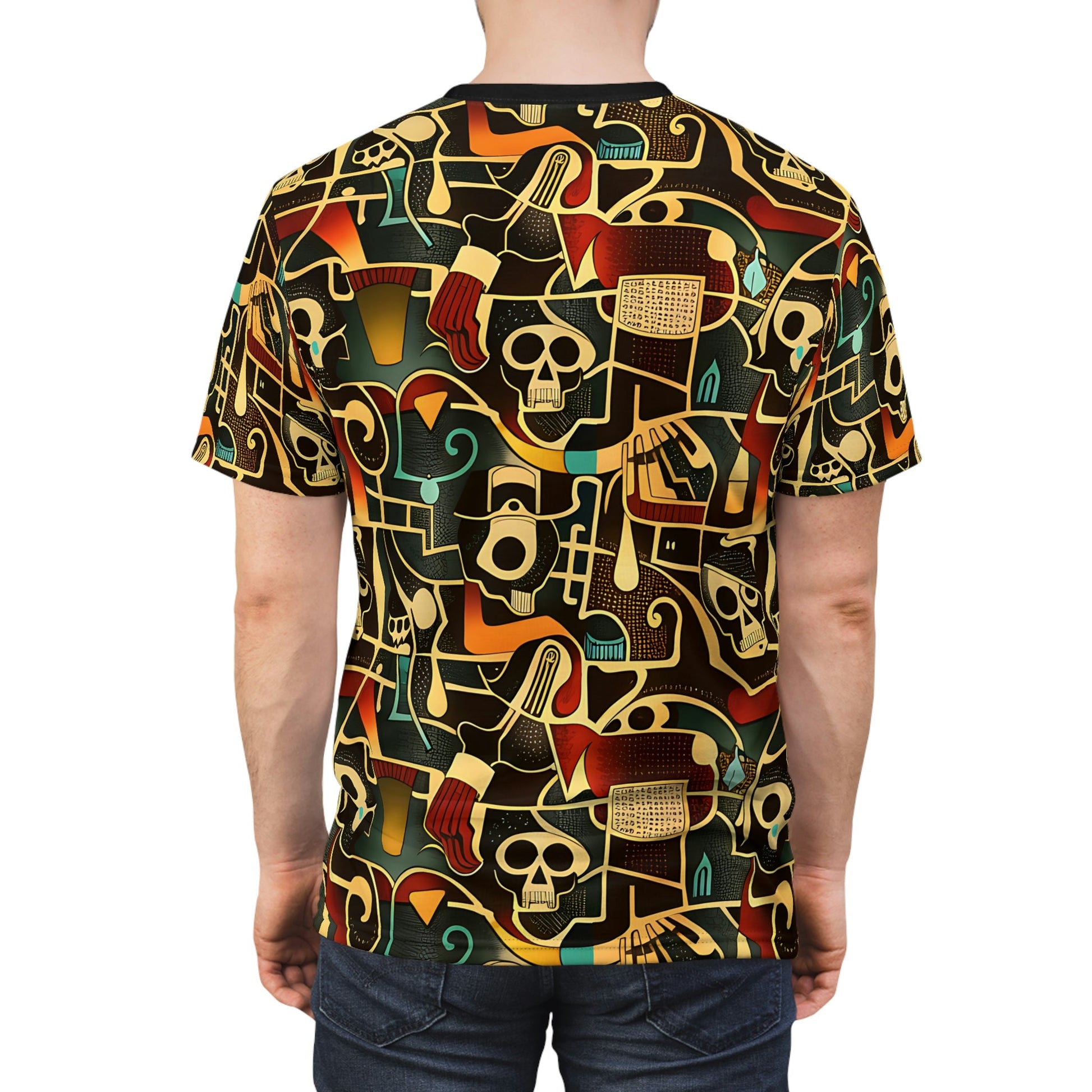 All Over Prints | Premium Abstract Skull Shirt | Moika's Lookout - Moikas