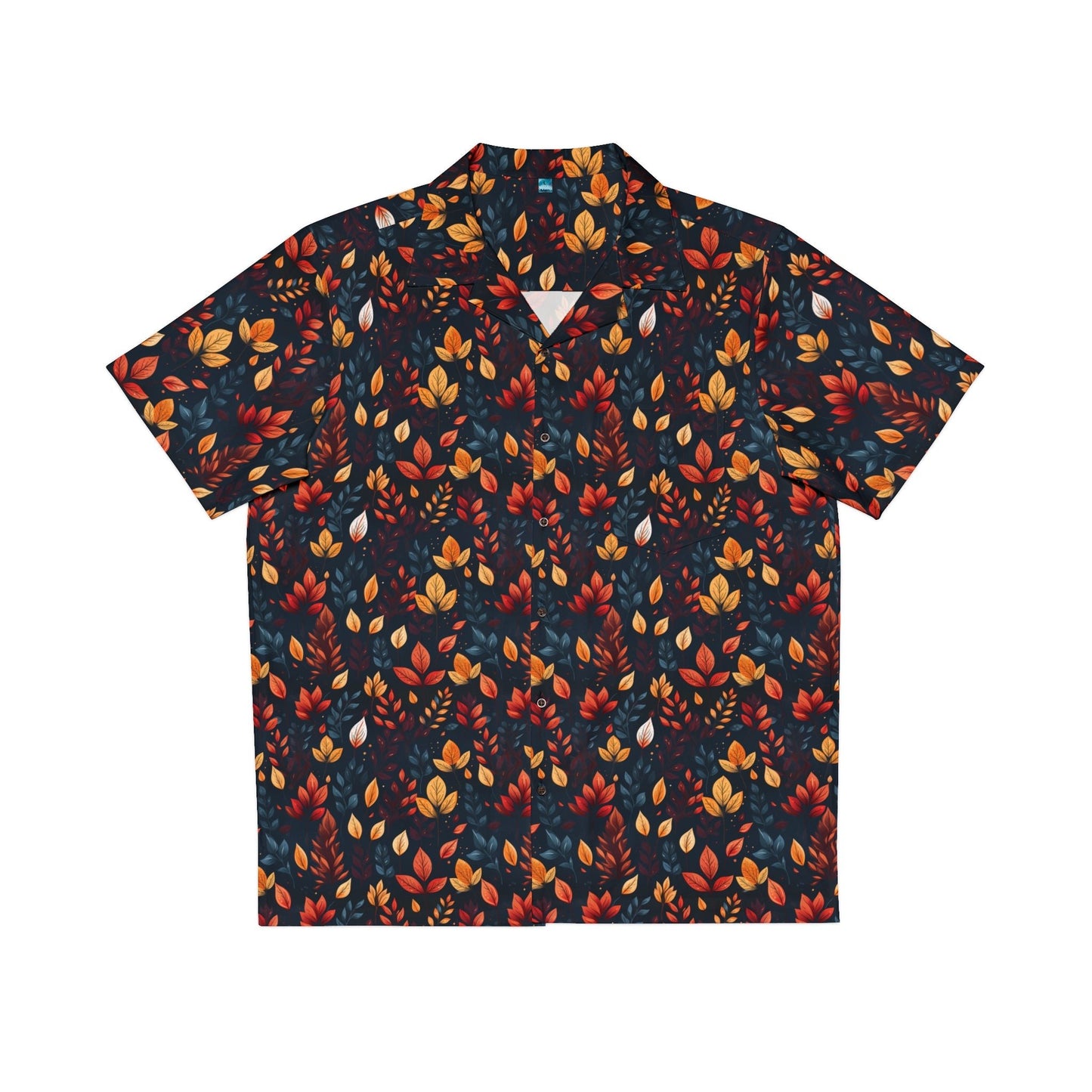 All Over Prints | Premium Fall Leaves Button Up Shirt Fall Collection - Moikas