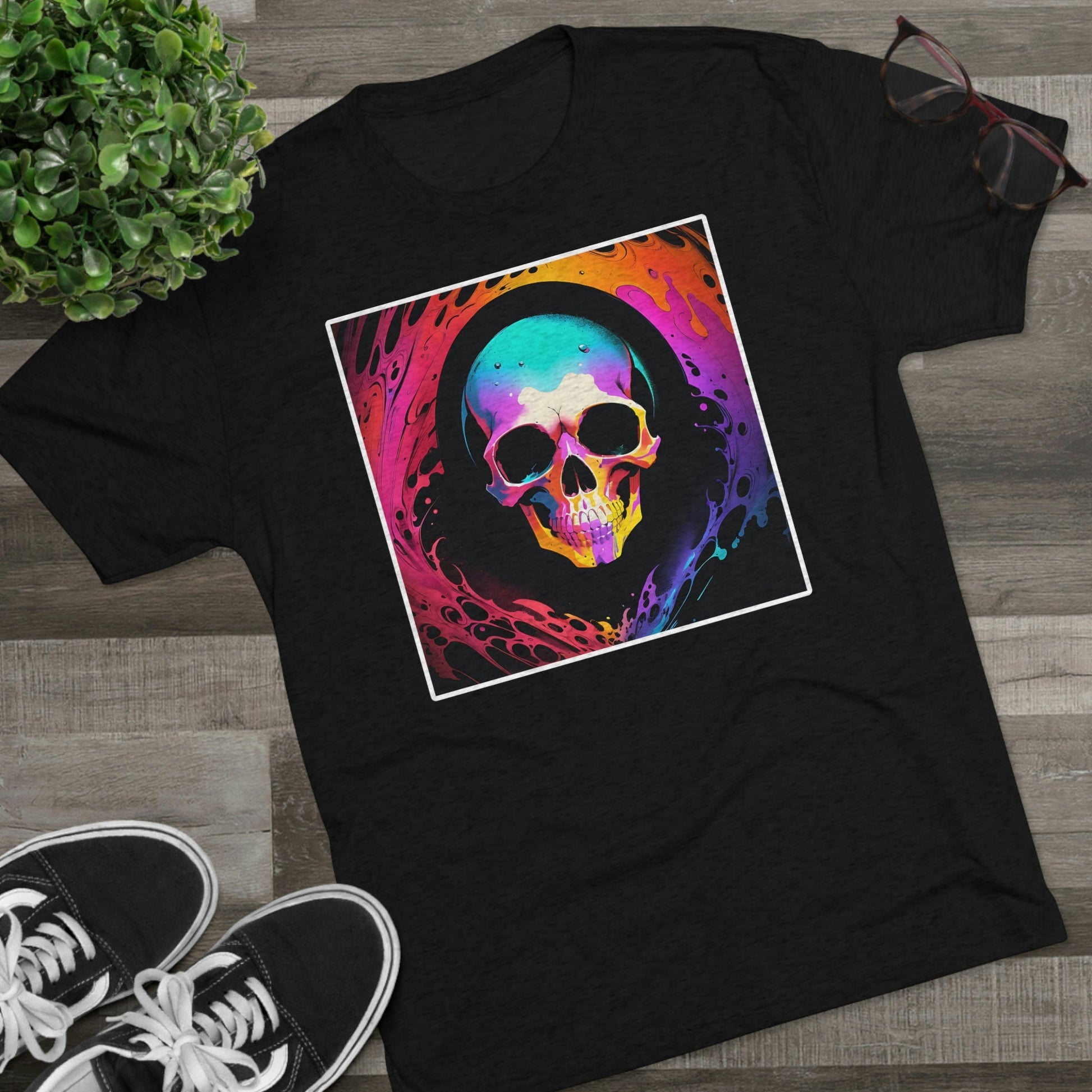 T-Shirt | Skull Shirt | Premium Unisex Tri-Blend Crew Tee | Moika's Lookout - Moikas