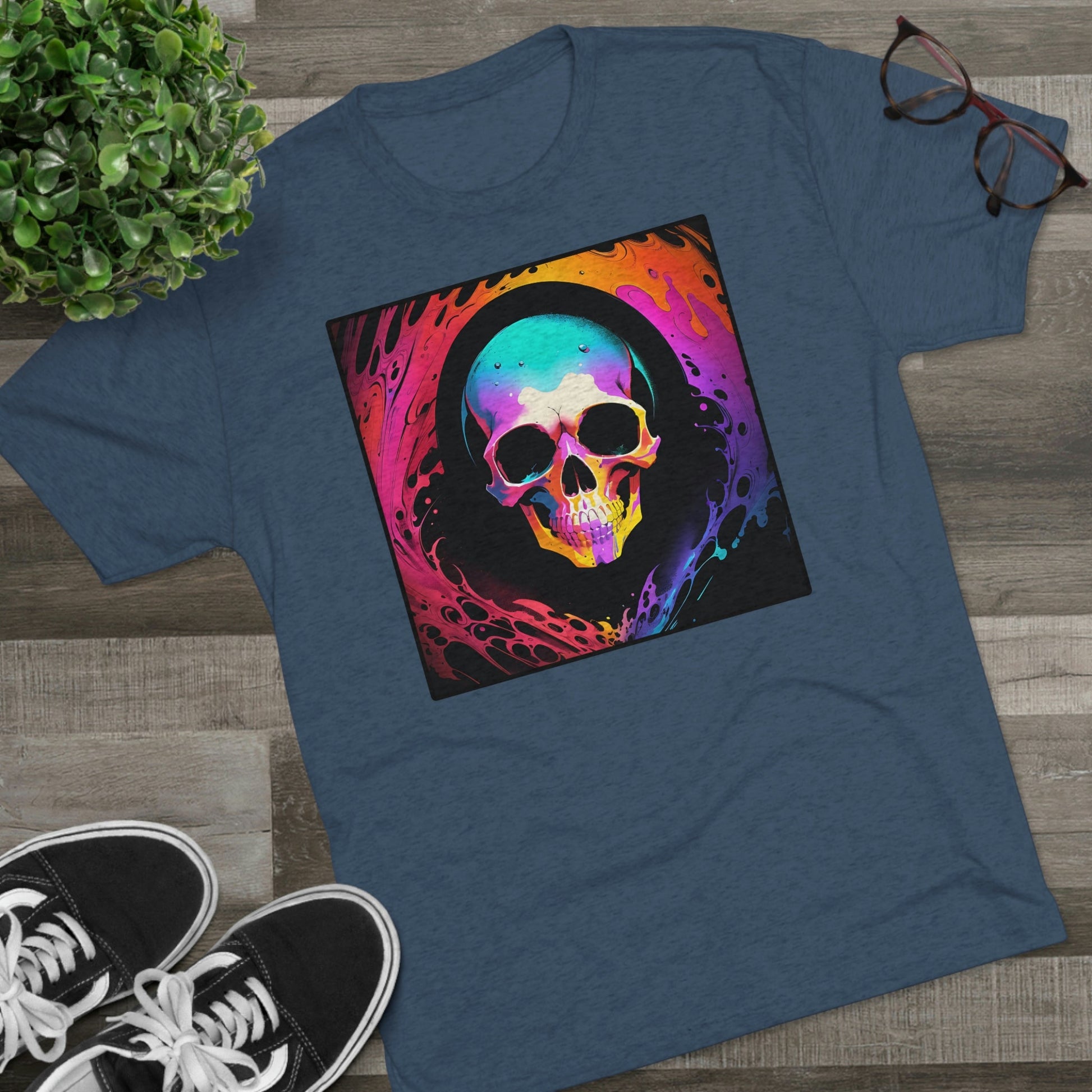 T-Shirt | Skull Shirt | Premium Unisex Tri-Blend Crew Tee | Moika's Lookout - Moikas