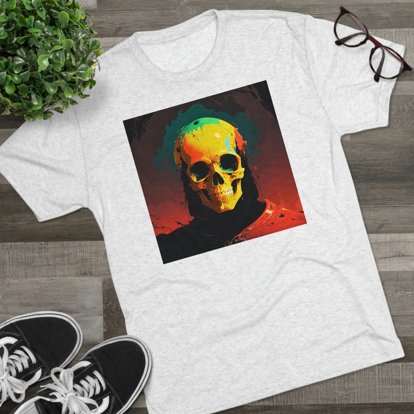 T-Shirt | Skull Shirt | Premium Unisex Tri-Blend Crew Tee | Moika's Lookout - Moikas