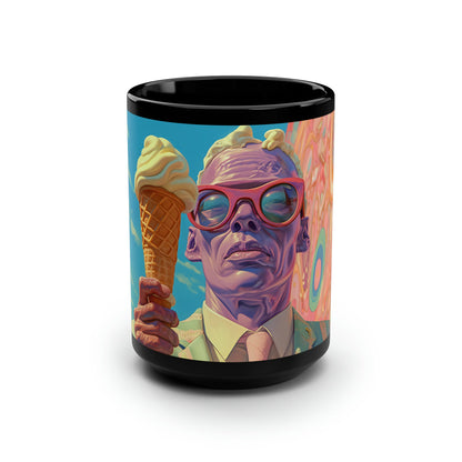 Mug | Trippy Ice Cream Mug | Moika's Lookout | Ai Generated - Moikas