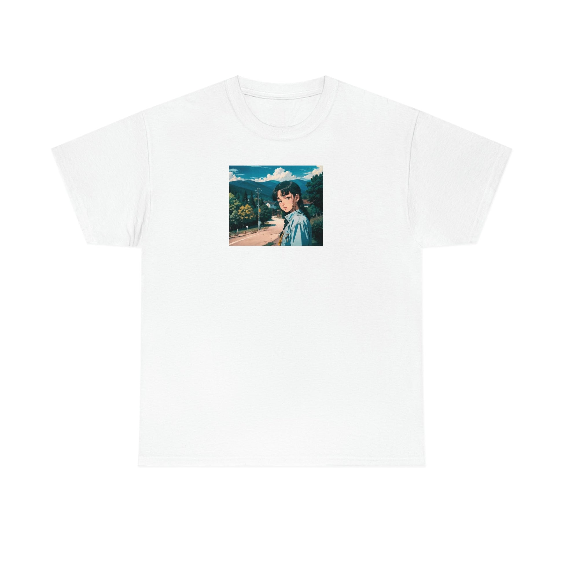 T-Shirt | Tsuki | The Anime Girl Shirt | Moika's Lookout - Moikas