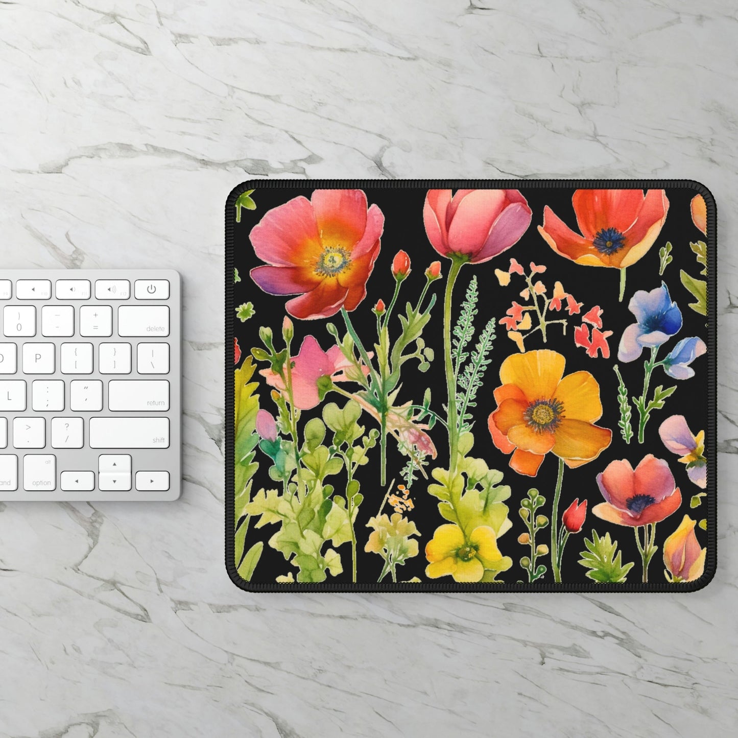 Mousepad | Water Color Flower Gaming Mousepad - Moikas